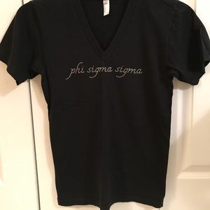 Phi Sigma Sigma Bedazzled Tee